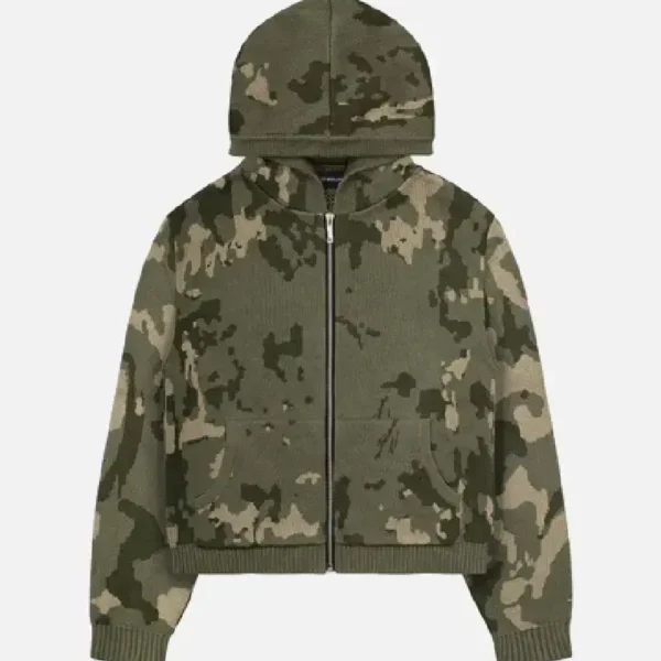 Racer Worldwide Camo Knit Zip Hoodie (2)