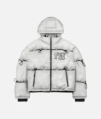 Racer Worldwide Camo Puffer Jacke 3.0 White (1)