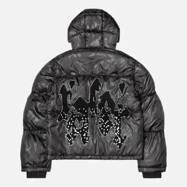 Racer Worldwide Camo Puffer Jacket 2.0 Black (1)