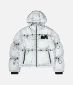 Racer Worldwide Camo Puffer Jacket 2.0 White (2)