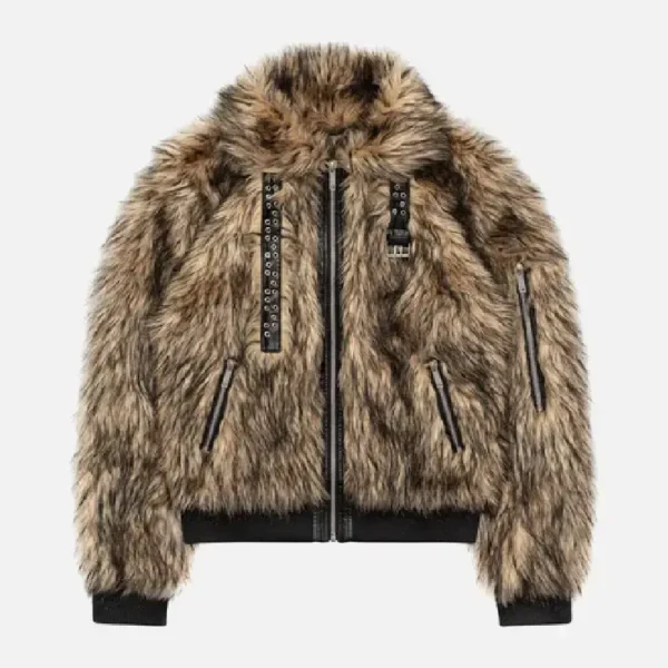 Racer Worldwide Fur Bomber Jacke (2)