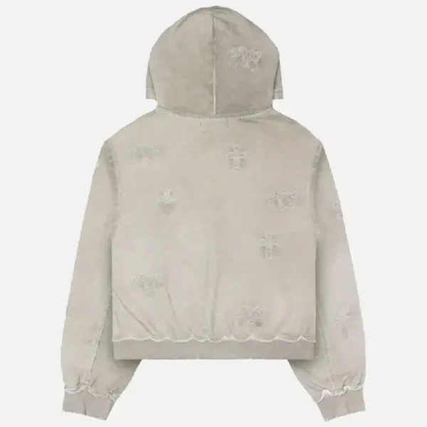 Racer Worldwide Ghost Cross Hoodie Beige (1)