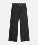 Racer Worldwide Patch Jeans Black (1)