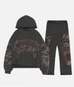 Racer Worldwide Tracksuit BlackRed (3)