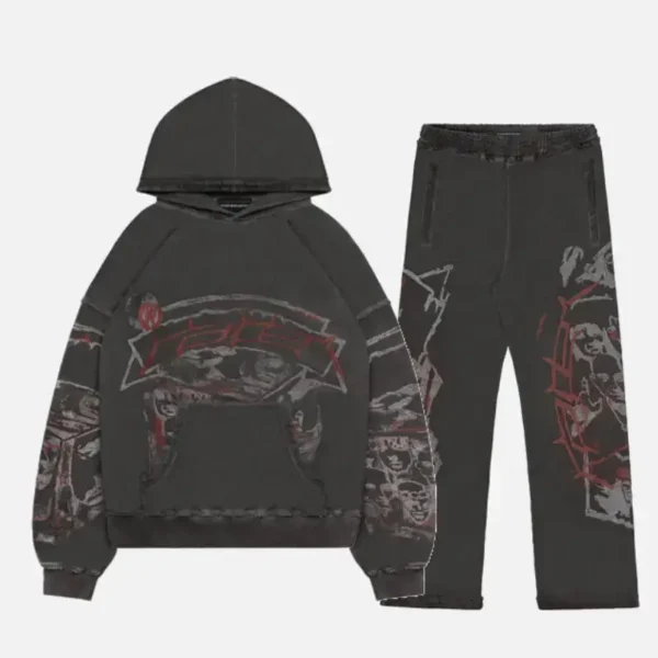 Racer Worldwide Tracksuit BlackRed (3)